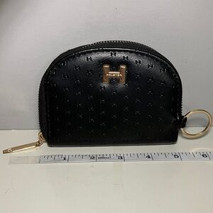 Halston Heritage Black and Gold Coin Pouch